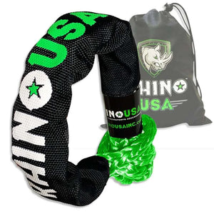 Rhino USA Synthetic Soft Shackle Green - Main Product View