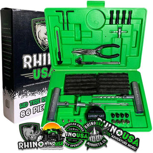 Rhino USA Tire Repair Plug Kit, 86 Pieces - Main Product View