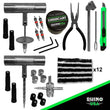 Load image into Gallery viewer, Rhino USA Tire Repair Plug Kit, 86 Pieces - Installation View