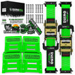 Load image into Gallery viewer, Rhino USA Utv Wheel Chock Tie-Down Kit (2-Wheel Kit) (Green) - Main Product View