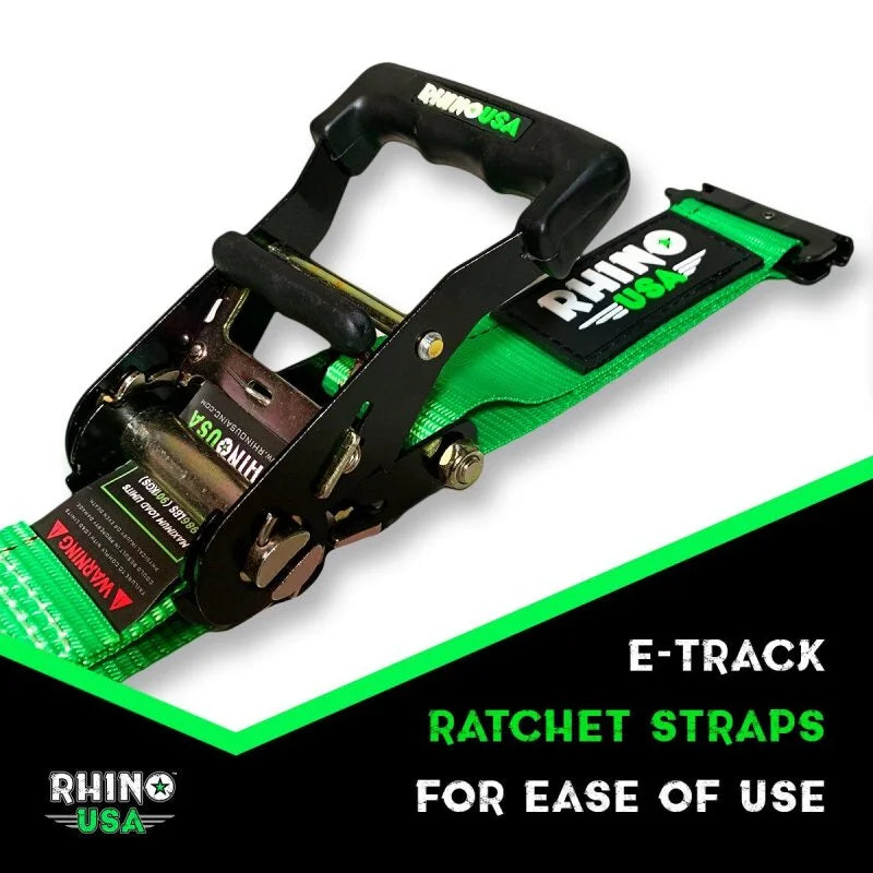 Rhino USA Utv Wheel Chock Tie-Down Kit (4-Wheel Kit) (Green) - Additional View 6