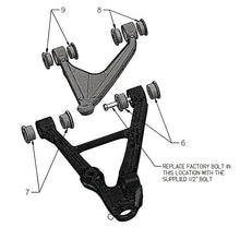 Load image into Gallery viewer, Ridetech 06-13 Chevy Corvette ZO6 Delrin Bushing Kit - Installation View