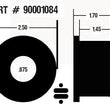 Load image into Gallery viewer, Ridetech 1.7in Wide Poly Bushing 7/8in ID