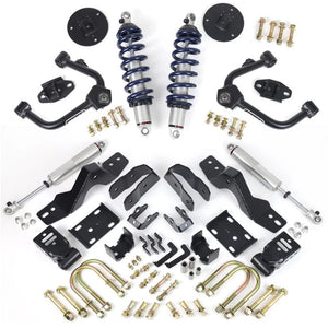 Ridetech 19-25 GM Silverado/Sierra 1500 4WD Lowering Kit - Group B Axle Type - Main Product View