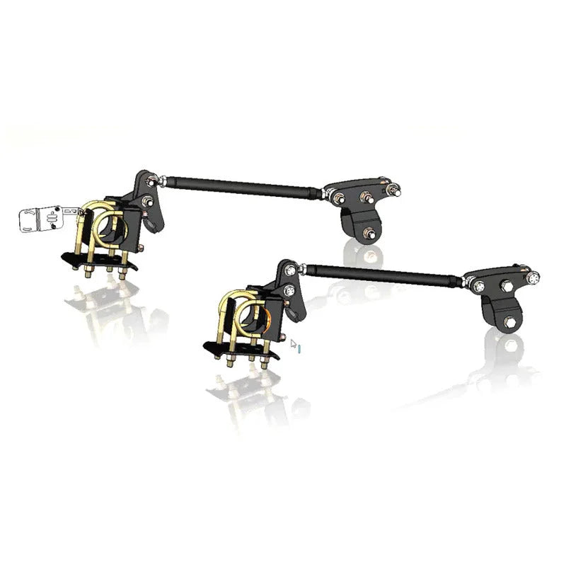Ridetech 2015+ Ford F150 Traction Bar Kit - Side View