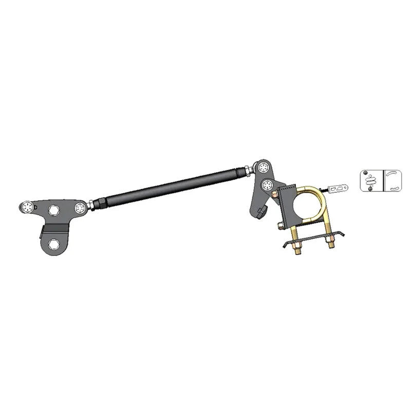 Ridetech 2015+ Ford F150 Traction Bar Kit - Detail View