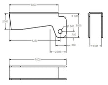 Load image into Gallery viewer, Ridetech 3-sided Upper Shock Bracket - Side View