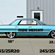 Load image into Gallery viewer, Ridetech 58-64 B-Body StreetGRIP Lowering Coil Springs Rear Dual Rate Pair - Side View
