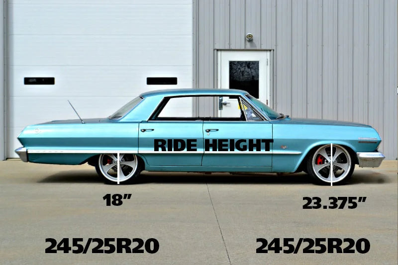 Ridetech 58-64 B-Body StreetGRIP Lowering Coil Springs Rear Dual Rate Pair - Side View