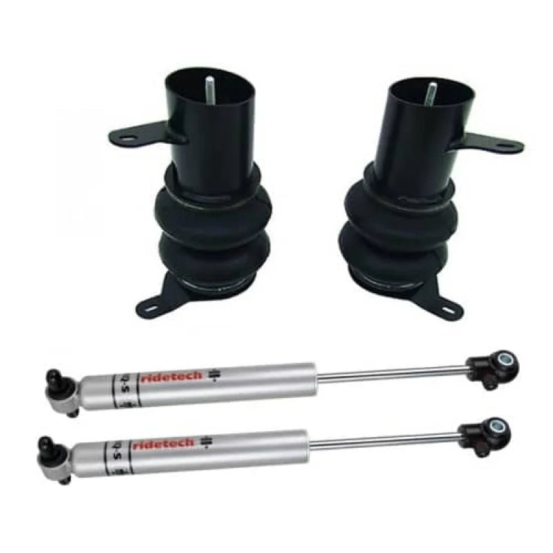 Ridetech 58-64 Impala Rear CoolRide Air Spring & RQ-S Shock Kit (For Use With Stock Arms) - Side View