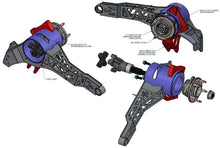Load image into Gallery viewer, Ridetech 63-79 Chevy Corvette Rear Trailing Arms For C7 Hubs - Side View