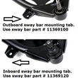 Load image into Gallery viewer, Ridetech 63-87 Chevy C10 Front MUSCLEbar Sway Bar use with Ridetech StrongArms - Side View