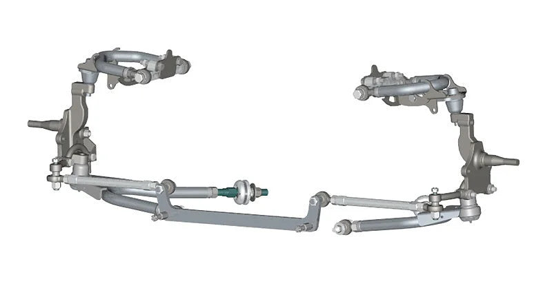 Ridetech 64-66 Ford Mustang TruTurn Suspension Package - Installation View