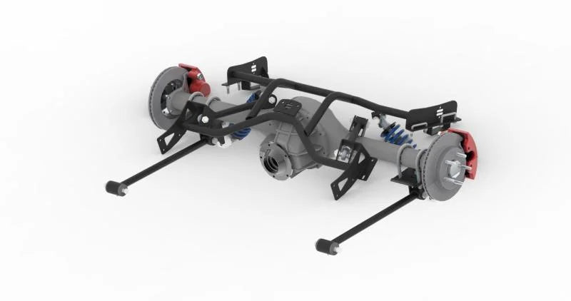 Ridetech 64-70 Ford Mustang Bolt-On 4 Link System Double Adjustable - Side View