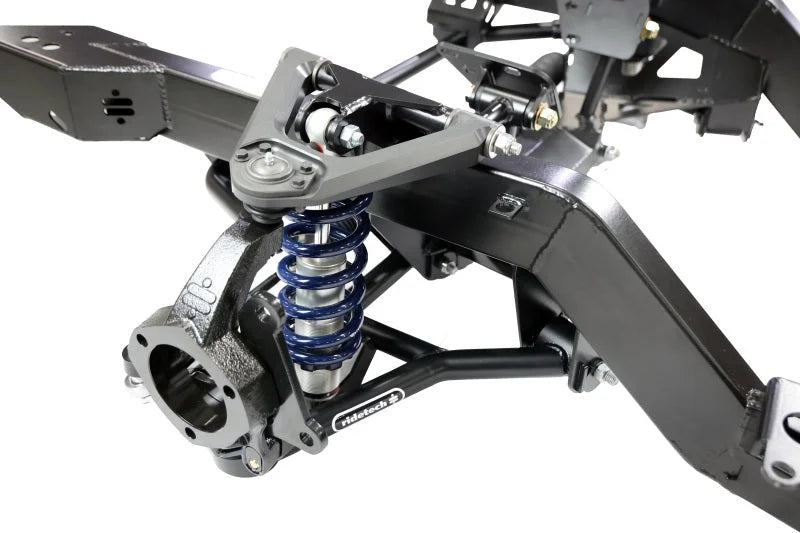 Ridetech 67-69 Chevy Camaro Front Subframe w/ Hub Spindles - Side View