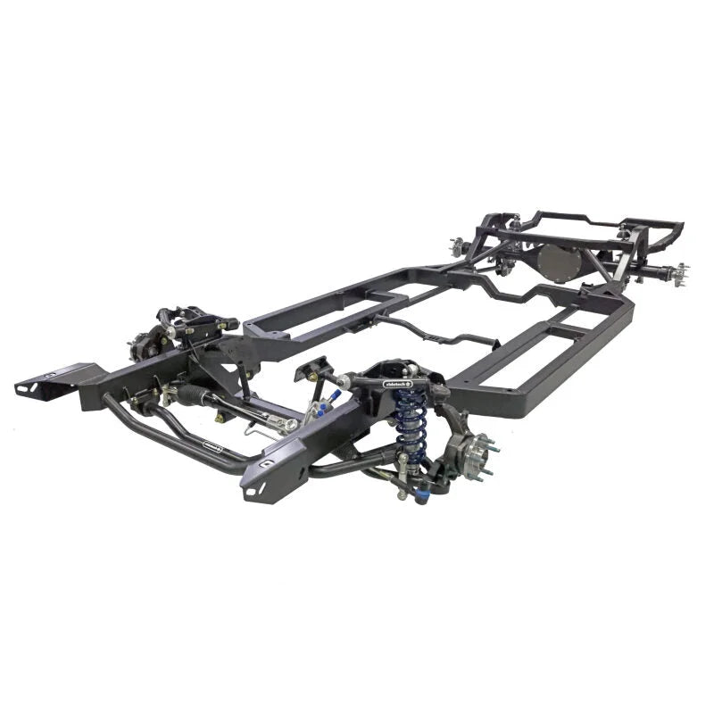 Ridetech 68-72 GM A-Body w/ Hub Spindle & (Stock) 60.25in Flange to Flange Width Momentum Chassis - Back View