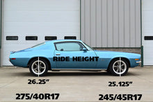 Load image into Gallery viewer, Ridetech 70-80 Camaro Small Block StreetGRIP Lowering Coil Springs Dual Rate Pair - Side View