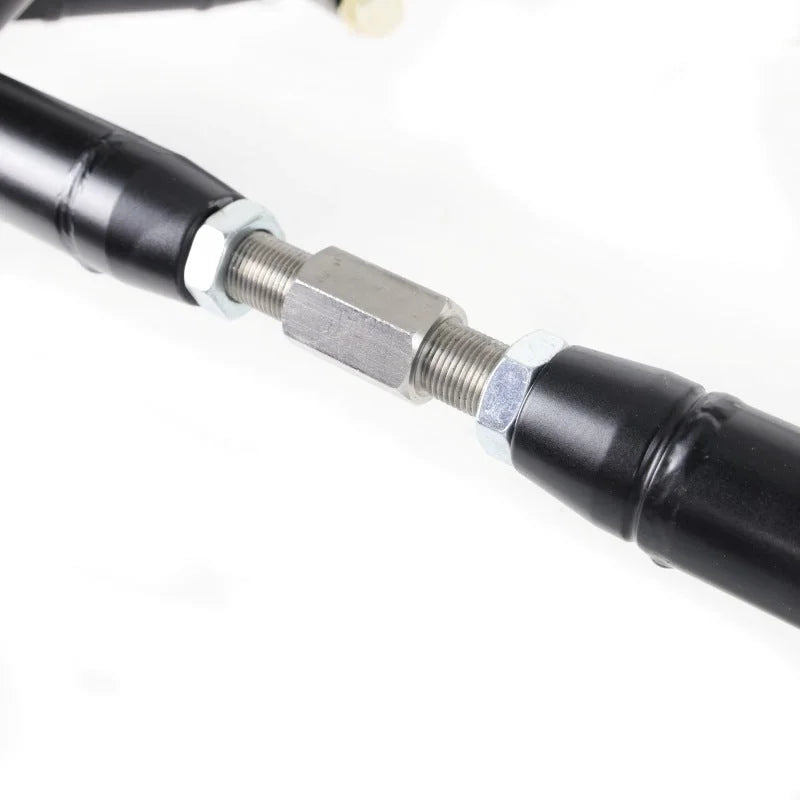 Ridetech 70-81 GM F-Body Bolt-On 4-Link with Double Adj. Bars, R-Joints, Cradle, and Other Hardware - Side View