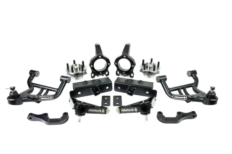 Ridetech 79-93 Ford Mustang w/ Stock K-Member Front SLA Suspension System - Main Product View