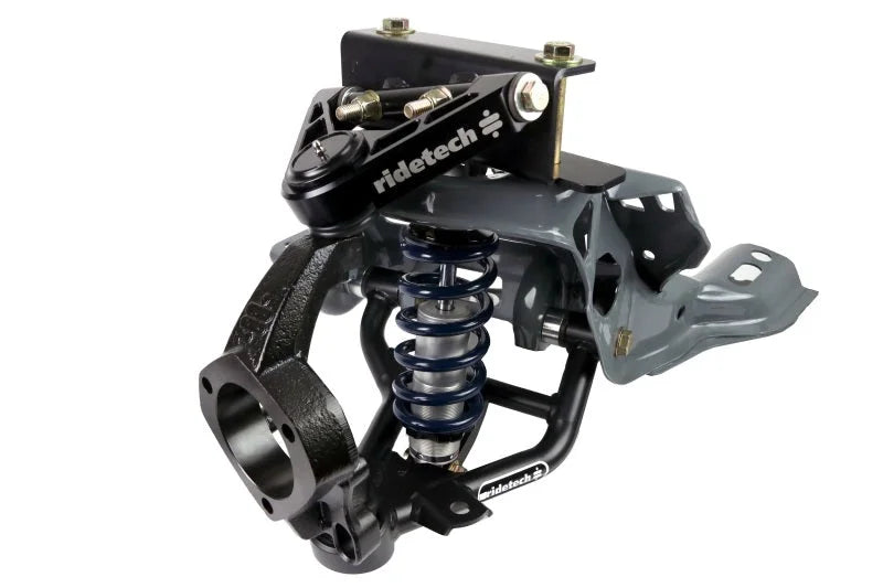 Ridetech 79-93 Ford Mustang w/ Stock K-Member Front SLA Suspension System - Installation View