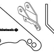 Load image into Gallery viewer, Ridetech 8in and 9in Ford Panhard Bar Bracket - Side View