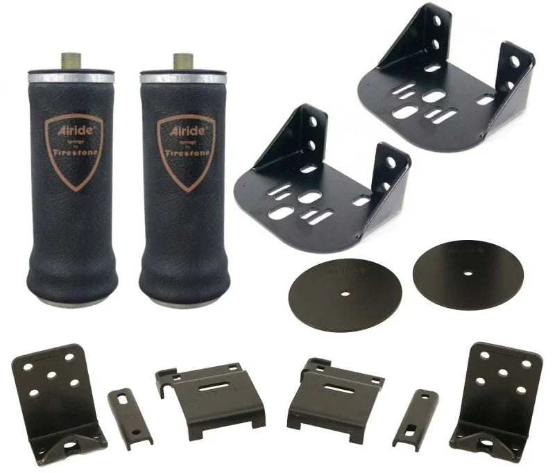 Ridetech AIRoverLeaf 2000lb Sideframe 2.5in Leaf Bracket Kit - Side View