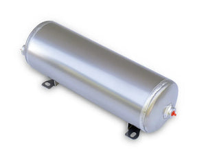 Ridetech Air Tank 2 Gallon Aluminum w/ 2- 1/4in Ports and 1- 1/8in Port - Main Product View