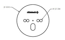Load image into Gallery viewer, Ridetech Airspring Pattern Plate Centered - Side View