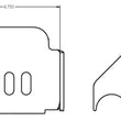 Load image into Gallery viewer, Ridetech Big Bridge Lower Air Spring Mount - 2in Tube - Side View
