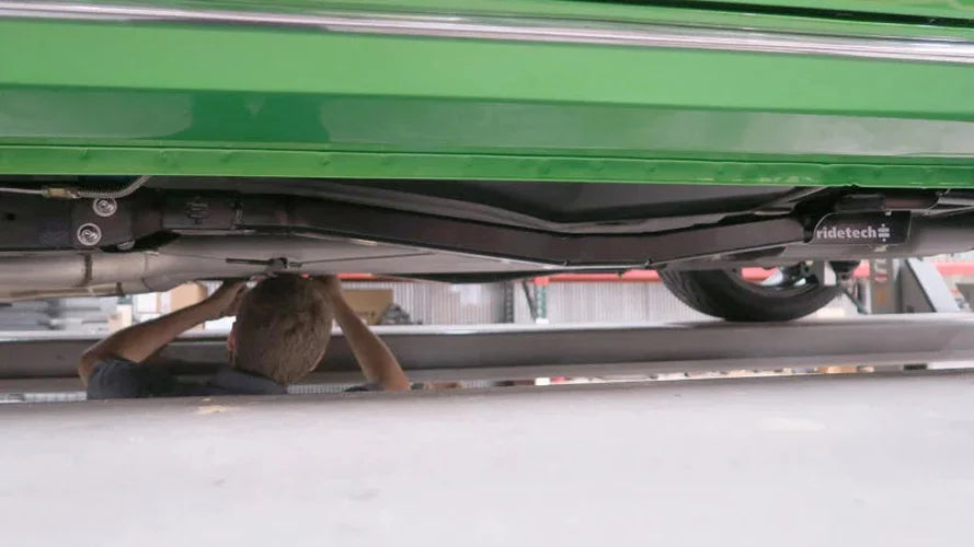 Ridetech 67-69 Camaro Bolt-In Subframe Connectors - Back View
