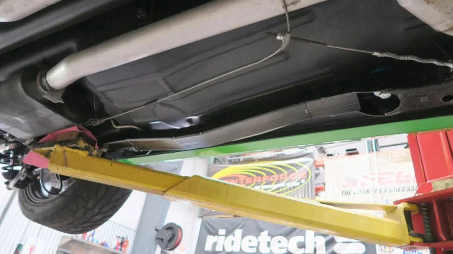Ridetech 67-69 Camaro Bolt-In Subframe Connectors - Installation View
