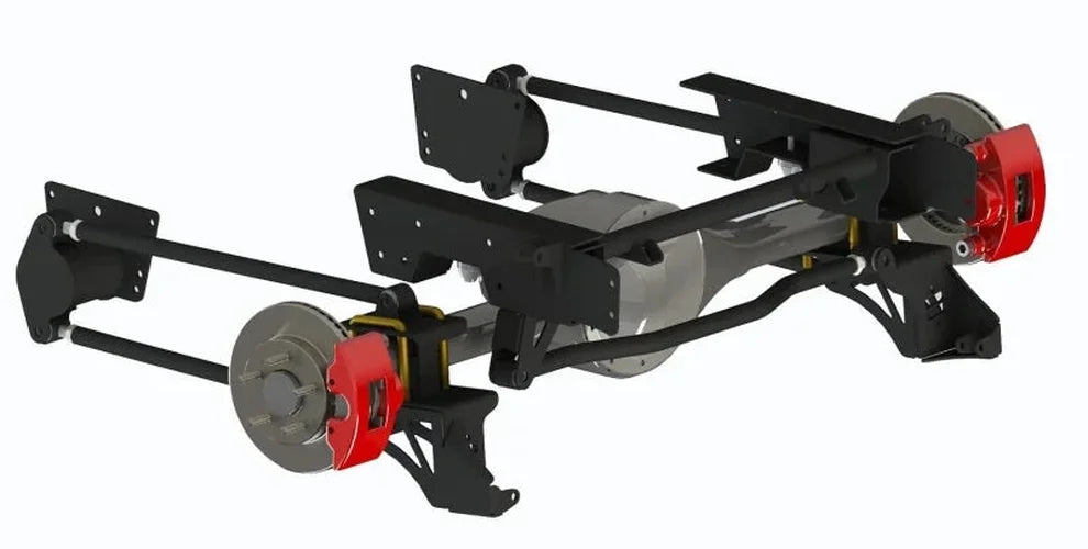 Ridetech 73-87 Chevy C10 Bolt-On 4 Link System - Side View