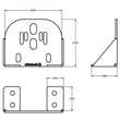 Load image into Gallery viewer, Ridetech Bolt-on Upper AirSpring Bracket - Side View
