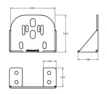Load image into Gallery viewer, Ridetech Bolt-on Upper AirSpring Bracket - Side View