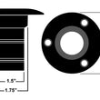 Load image into Gallery viewer, Ridetech CoolCap Stainless Steel Gas Cap - Side View