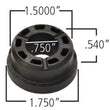 Load image into Gallery viewer, Ridetech Delrin Control Arm Single Bushing (1.5in Large OD / .750 ID / .785in OAL)