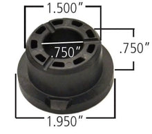Load image into Gallery viewer, Ridetech Delrin Control Arm Single Bushing (2in Large OD / 1.5in Small OD / .750in ID / 1.00 OAL)