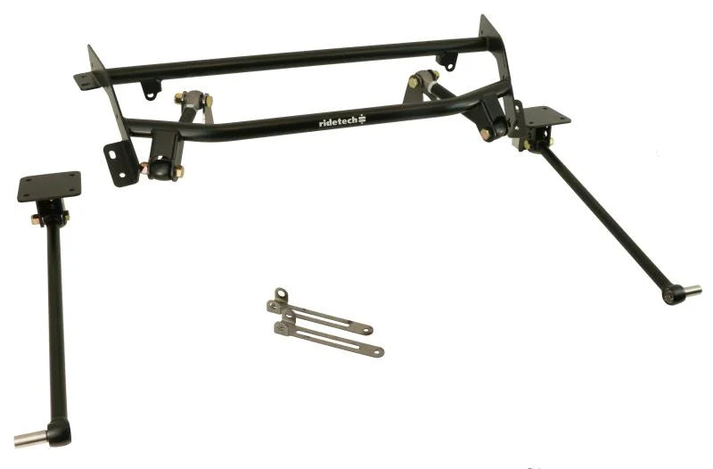 Ridetech Double Adjustable Bolt-On 4-Link w/ Rubber Rod Ends fits 1973 1974 Buick Apollo / 1968 Chevrolet Chevy II / 1969-...