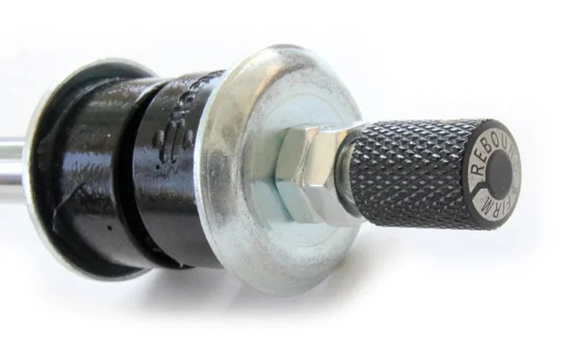 Ridetech 65-70 Buick Electra Front RQ-S Shock w/ 4.75in Stroke w/ Eye/Stud Mounting - Side View