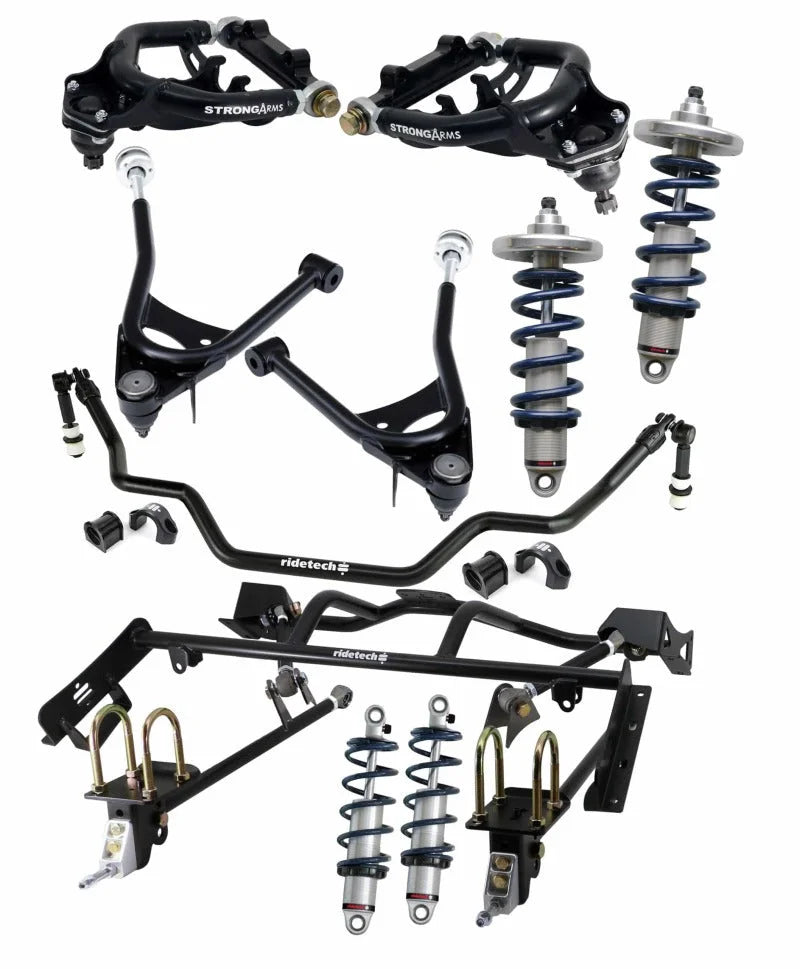 Ridetech HQ CoilOver Suspension System fits 1967-1970 Ford Mustang - Main Product View
