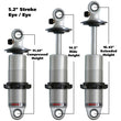 Load image into Gallery viewer, Ridetech HQ Series CoilOver Shock 5.2in Travel 2.5in Coil Eye/Eye Mounting 11.225inx16.425in - Main Product View