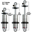 Load image into Gallery viewer, Ridetech HQ Series CoilOver Shock 6.3in Travel 2.5in Coil Eye/Eye Mounting 12.325inx18.625in - Main Product View