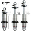 Load image into Gallery viewer, Ridetech HQ Series CoilOver Shock 6.9in Travel 2.5in Coil Eye/Eye Mounting 13.125in/20.025in - Main Product View