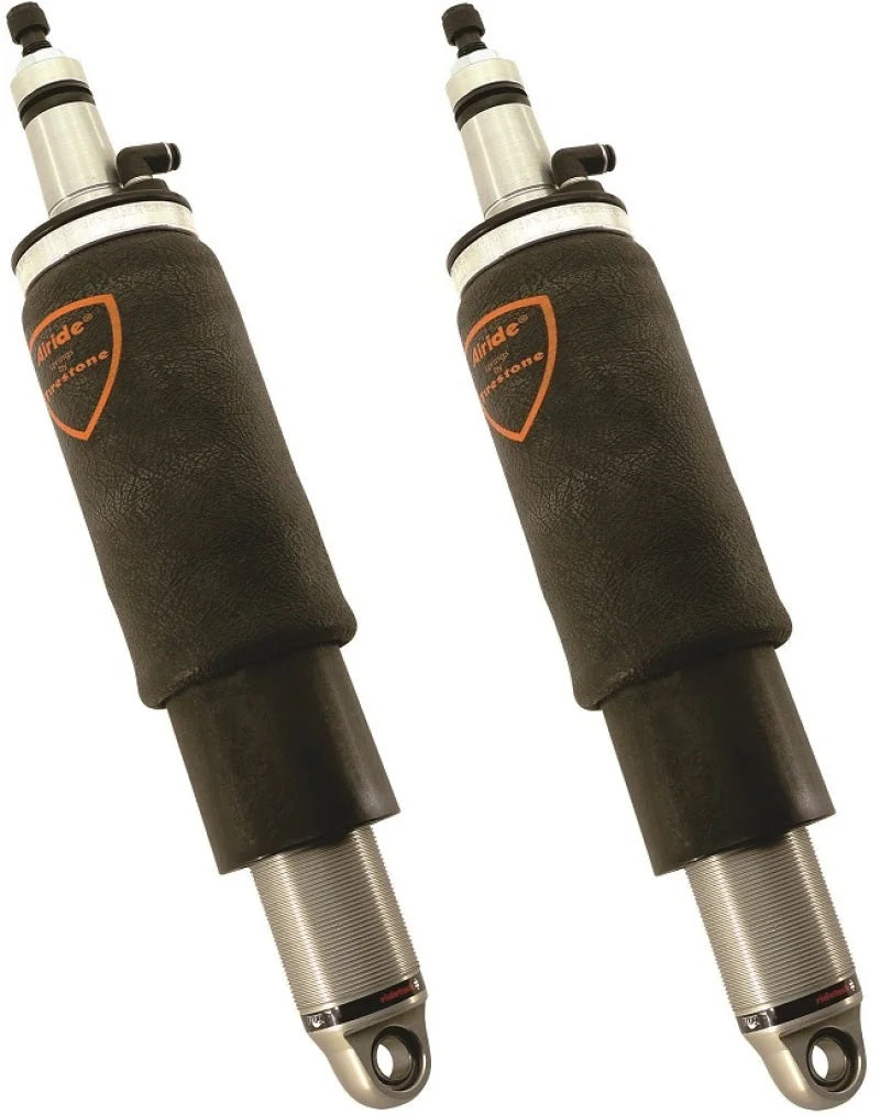 Ridetech HQ Series Rear ShockWaves 5in Travel 4in dia Rolling Sleeve .625 Bearing/2in Stud - Side View