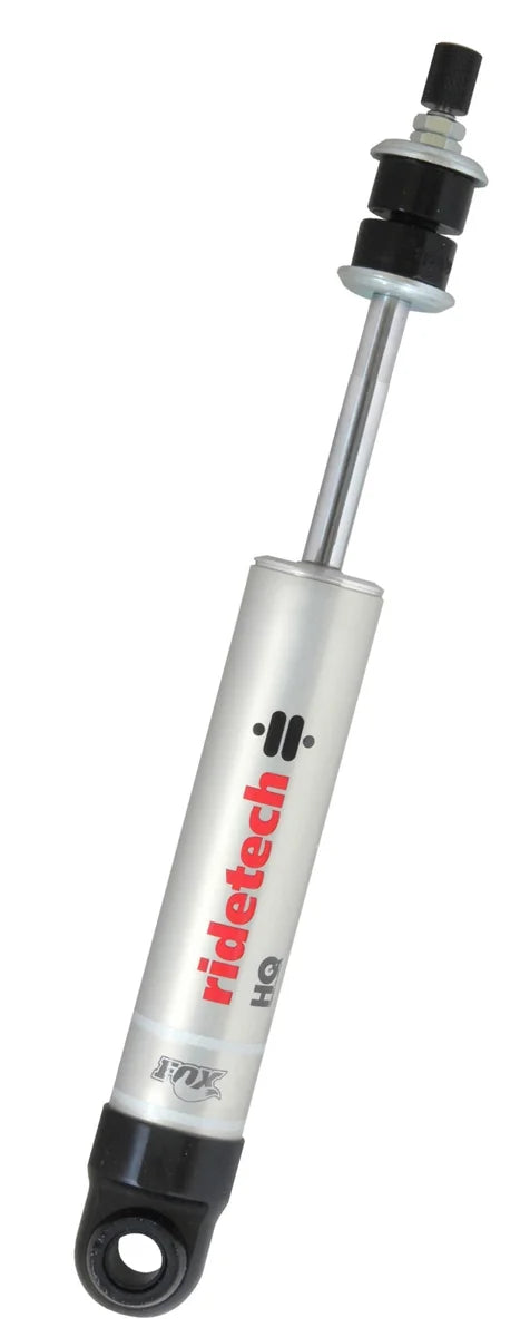 Ridetech HQ Series Shock Absorber Single Adjustable 7.55in Stroke Eye/Stud Mounting 11.55in x 19.1in - Side View
