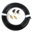 Load image into Gallery viewer, Ridetech Inflation Kit with 2 Schrader Valves and 90 Degree Fittings - Side View