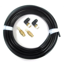 Load image into Gallery viewer, Ridetech Inflation Kit with 2 Schrader Valves and 90 Degree Fittings - Side View