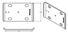 Load image into Gallery viewer, Ridetech Large U-Bolt Plate - Side View
