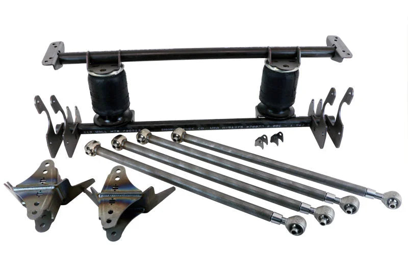 Ridetech Parallel 4-Link System Weld-in 4 Link Kit for 3/4 and 1 Ton Trucks Black Powdercoat - Installation View