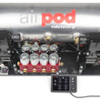 Load image into Gallery viewer, Ridetech RidePro E5 Air Ride Control System 5Gal Dual Compressor AirPod Hi-Flow Big Red 3/8in Valves - Side View
